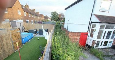 Overgrown garden path listed on Rightmove for £200 but nobody knows what it's for