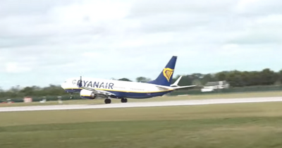 Watch as Ryanair flight takes off from Dublin's newest runway