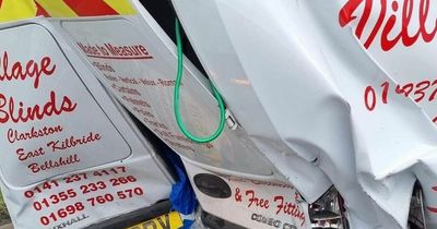 Woman taken to hospital after horror smash shuts Lanarkshire road for three hours