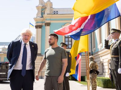Johnson visits Kyiv on Ukraine’s Independence Day