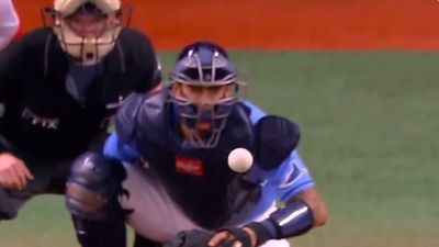 This angle of Corey Kluber’s breaking ball with 17 inches of break is absolutely mesmerizing