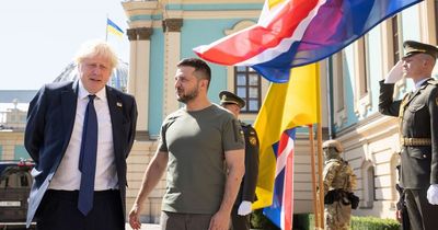 Boris Johnson in one last visit to Kyiv as parties unite in support of Ukraine