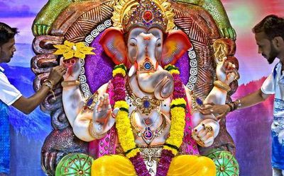 Controversy brews over Savarkar images in Ganesh mandals
