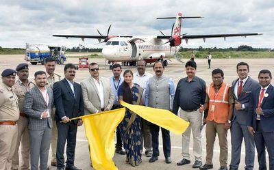 Alliance Air flight service from Mysuru to Chennai formally launched