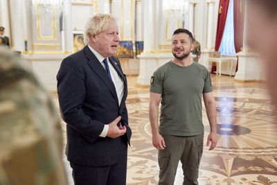 Johnson says high energy bills are price of ‘evils of Putin’ as he visits Kyiv