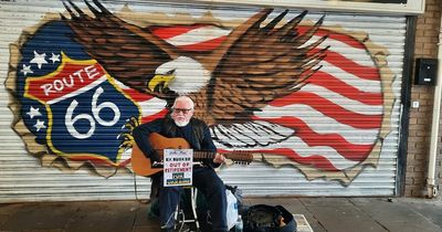 Lanarkshire pensioner comes out of retirement to raise £1000 for Ukraine by busking