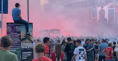 Rangers receive fiery Champions League welcome at PSV 'madhouse' as fans set stage for huge game