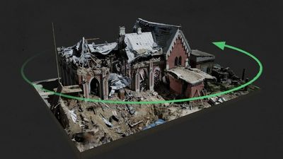 These 3D models take you inside the shattered ruins of some of Ukraine's cultural treasures