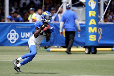 Watch: Tutu Atwell burns Bengals deep, makes terrific over-the-shoulder catch