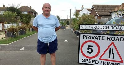 Man installs £8,000 speedbumps and own 5mph limit on road outside his house to slow cars