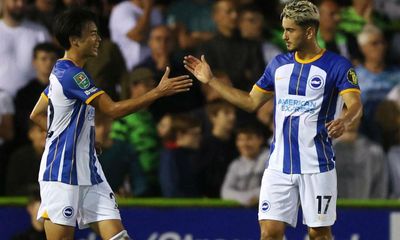 Denis Undav opens his goal account as Brighton’s youngsters cash in