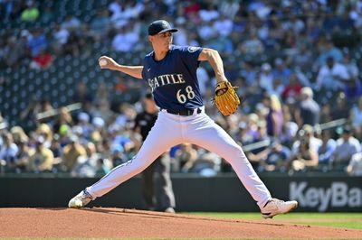 Mariners pitcher Kirby sets MLB record with 24 strikes at start