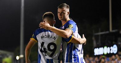 Evan Ferguson scores for Brighton as two other Irish youngsters feature in 3-0 win