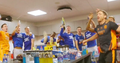 Inside the Rangers dressing room celebrations and the 'Sweet Caroline' sing song after Champions League glory