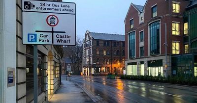 Canal Street in Nottingham city centre road partially closed after crash