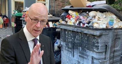 Edinburgh rubbish ‘deeply concerning’ says Swinney, as council strikes escalate