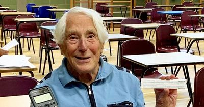 Grandad, 92, 'very pleased' as he becomes oldest person in UK to pass a GCSE exam