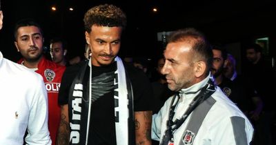 Dele Alli greeted by thousands of Besiktas fans as Everton misfit lands in Istanbul