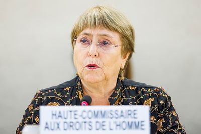 UN rights chief hints report on Xinjiang may miss deadline