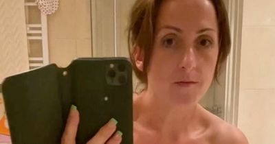 EastEnders' Natalie Cassidy strips off for nude towel selfie after supping cocktails