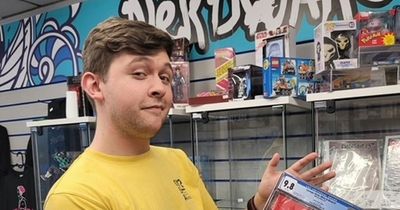 The self-confessed 'nerd' who started off selling comics from his bedroom now owns his own shop