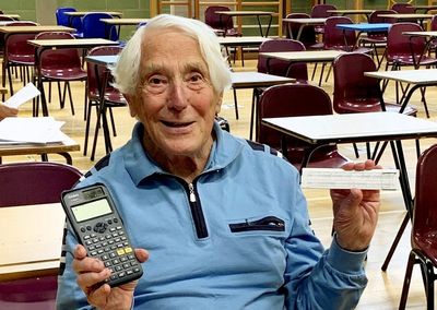 ‘Sprightly’ pensioner becomes oldest person in Britain to pass a GCSE exam