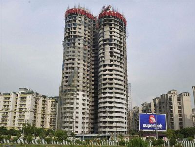 Twin towers demolition: 'No fly zone' for drones in Noida on 28 Aug