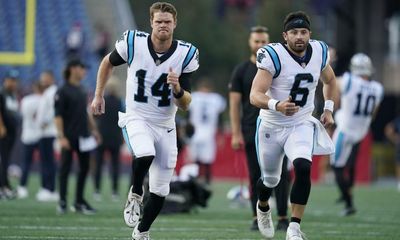 ‘It’s not a redemption year’: Mayfield beats Darnold to become Panthers starter