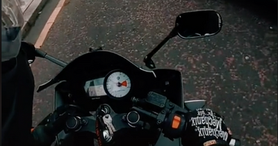 Edinburgh motorcyclist shares scary close shave with driver in city centre