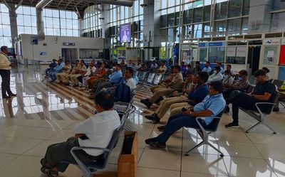 Tuberculosis awareness campaign at Mysuru Airport