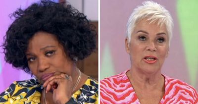 Brenda Edwards fights back tears watching Denise Welch's son sing about her depression