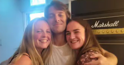 Kellie Harrington and wife Mandy meet Paolo Nutini after Olympia Theatre concert