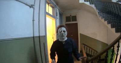 Woman 'terrorised' by neighbour who bangs on her door at all hours wearing creepy mask