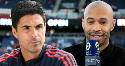 Mikel Arteta set to ignore Thierry Henry's transfer advice over Arsenal target