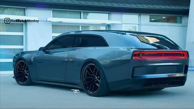 Dodge Charger Daytona SRT EV Concept Reimagined As Modern-Day Magnum