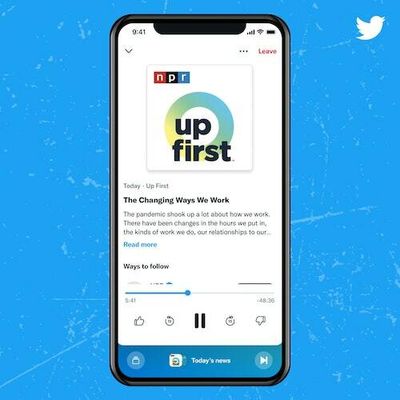 Twitter can play podcasts now, too
