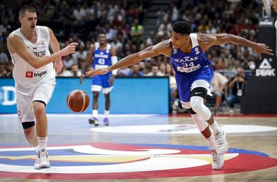 Nikola Jokic looked unstoppable against Giannis Antetokounmpo in duel at FIBA World Cup qualifiers