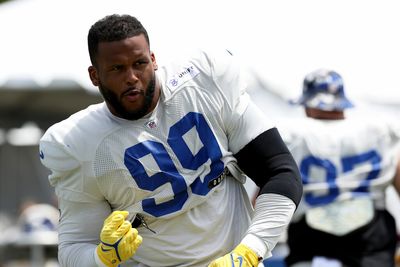 Could Aaron Donald be suspended for swinging helmet at Bengals players?