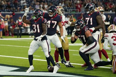 WATCH: Texans RB Dameon Pierce scores preseason touchdown against the 49ers