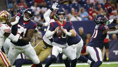 Texans offense has great drive, goes to bubble wrap in first half against the 49ers