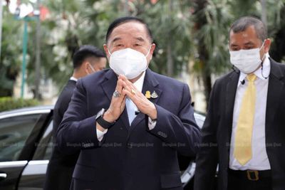Prawit silent on first day as caretaker PM