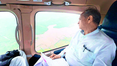 Rajasthan CM Ashok Gehlot surveys flood-hit districts, slams Centre on ERCP