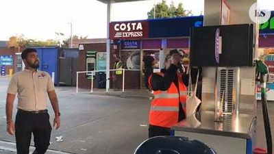 Watch: Just Stop Oil activists smash pumps in west London