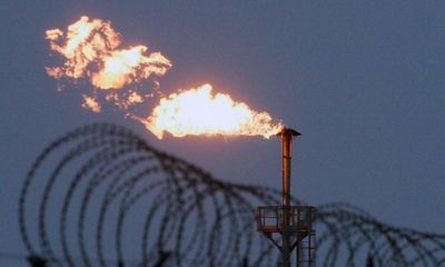 Russian plant burning off gas as supply to Germany is limited