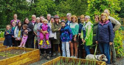 Dumfriesshire community garden volunteers given Absolutely Fabulous boost