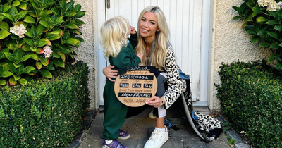 Rosanna Davison 'cried a little bit’ after leaving daughter at school gates for first time