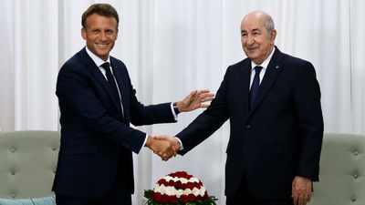 France's Macron visits Algeria in bid to mend ties