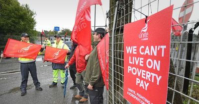 Bin strikes spread as more workers walk out