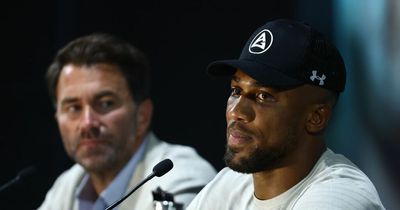 Eddie Hearn explains what he said to Anthony Joshua in hour-long phone call