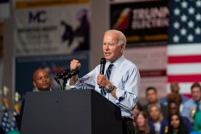 Joe Biden likens Trump’s Maga movement to ‘semi-fascism’